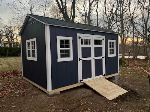 10' x 12' Storage Shed with Ramp
