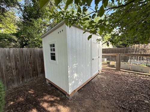 6' x 10' Lean-To Lawn Shed