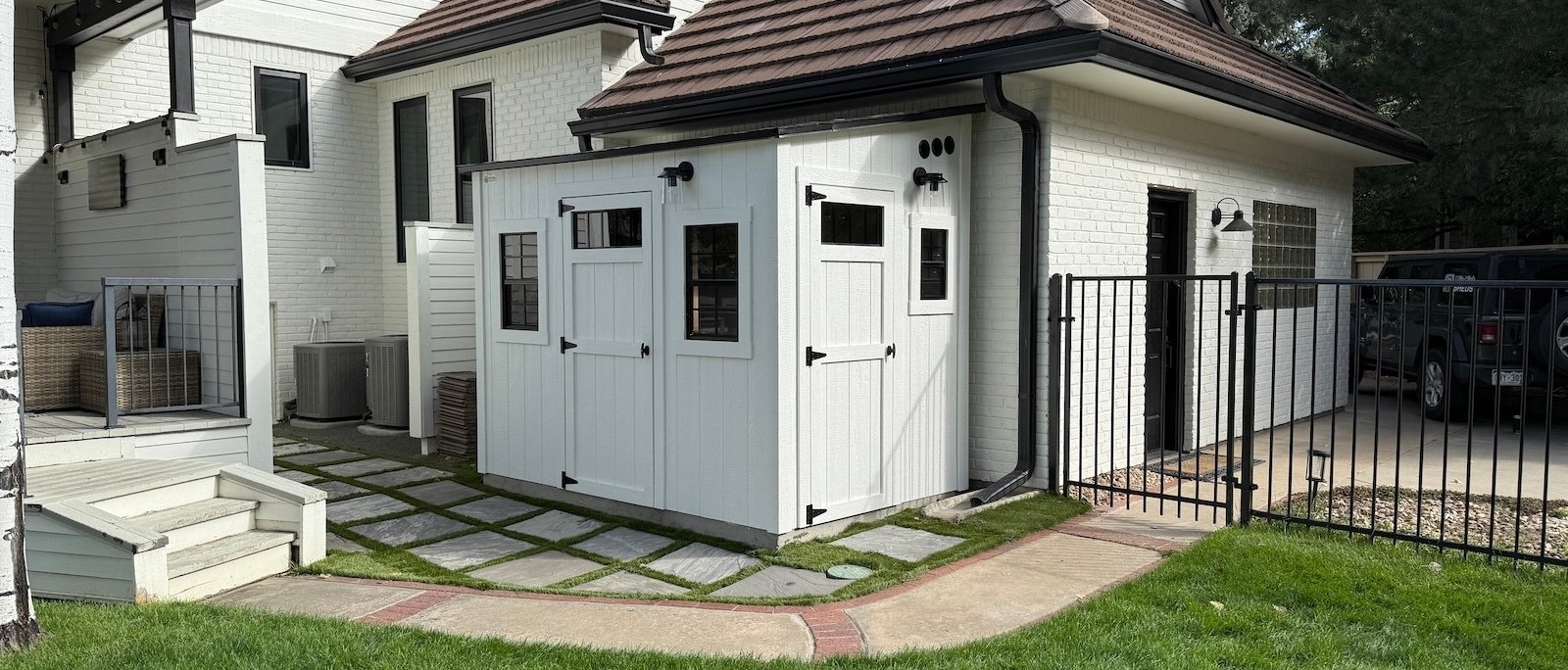 Low Profile Lean-To Roof Shed