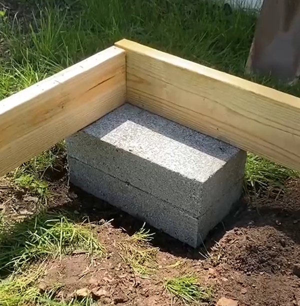 Solid Block Footings Support Your Shed