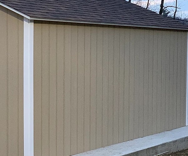 All Sheds Built with LP Smartside Composite Siding