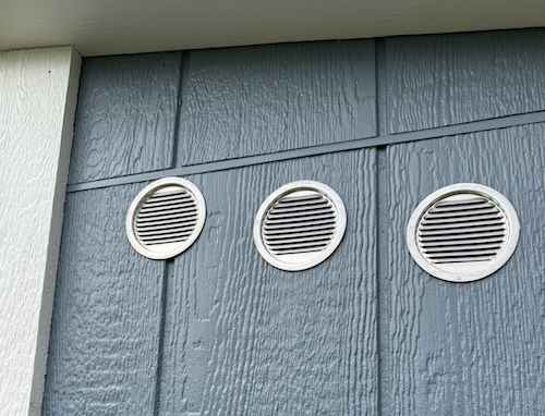 Shed Round Vents